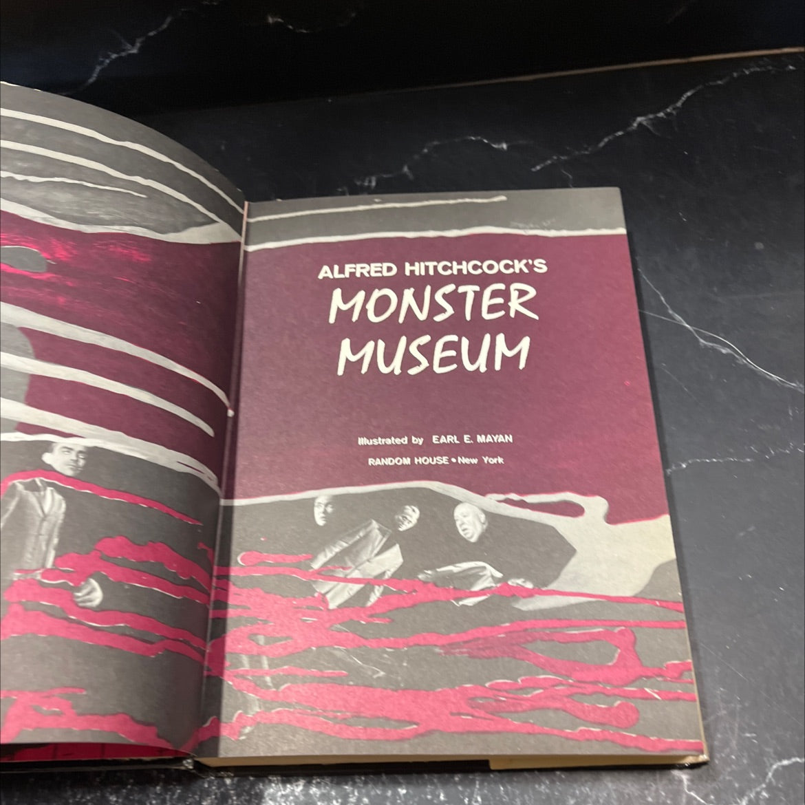 alfred hitchcock's monster museum book, by unknown, 1965 Hardcover image 2