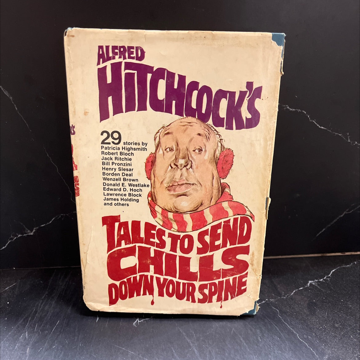 alfred hitchcock's tales to send chills down your spine book, by eleanor sullivan, 1979 Hardcover image 1