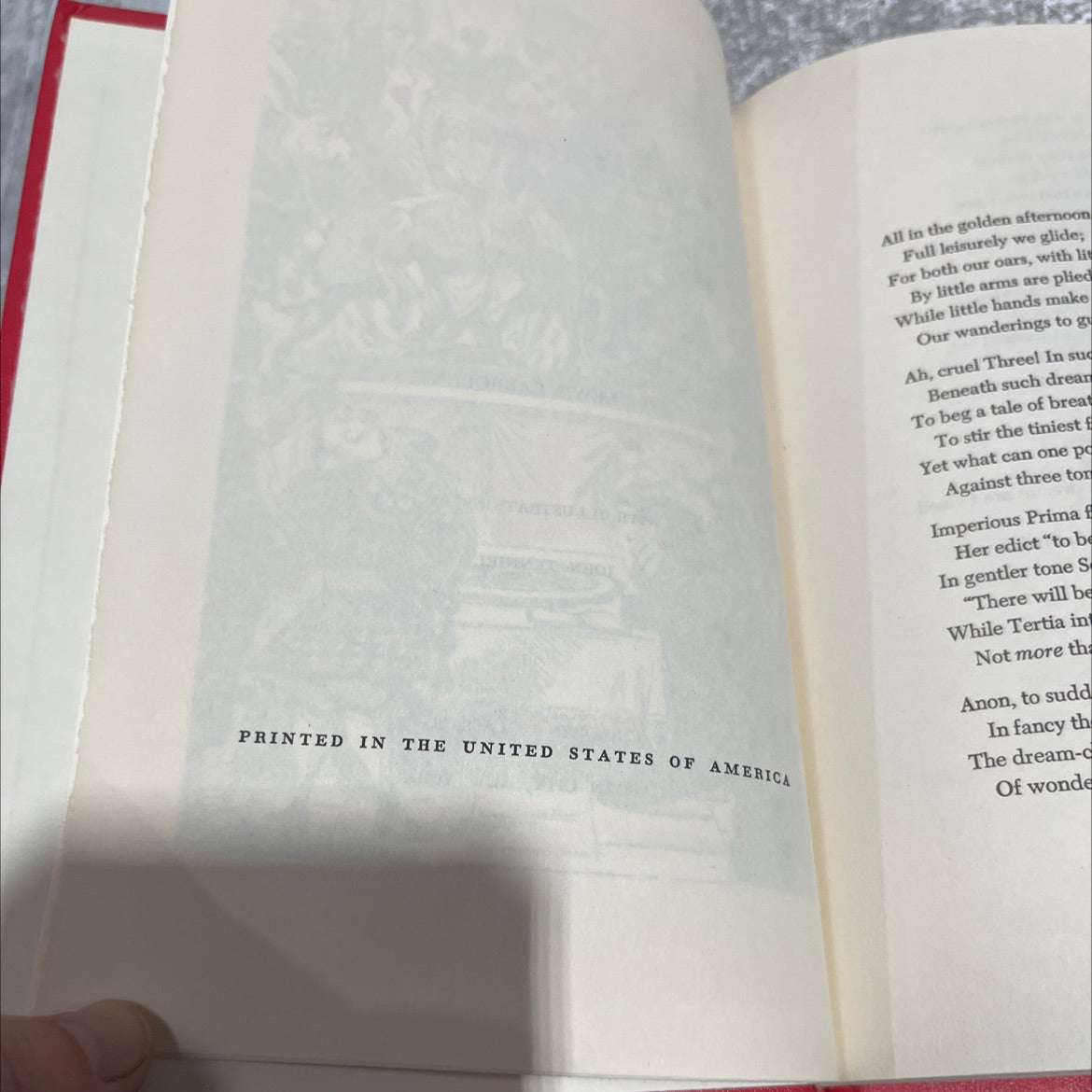 alice's adventures in wonderland book, by lewis carroll, 1970 Hardcover image 3