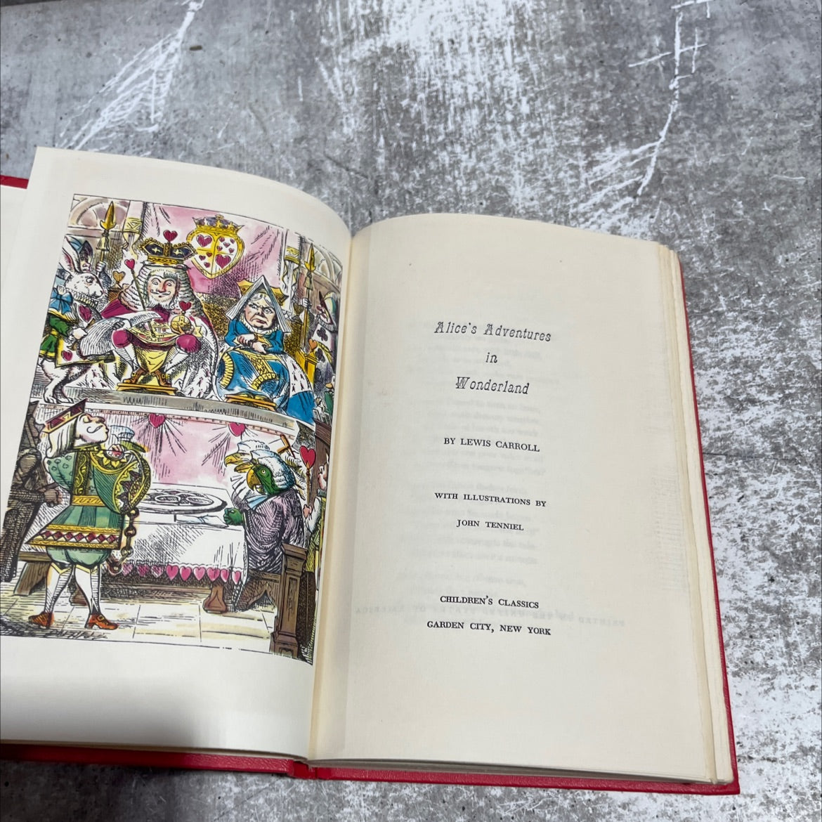 alice's adventures in wonderland book, by lewis carroll, 1970 Hardcover image 2