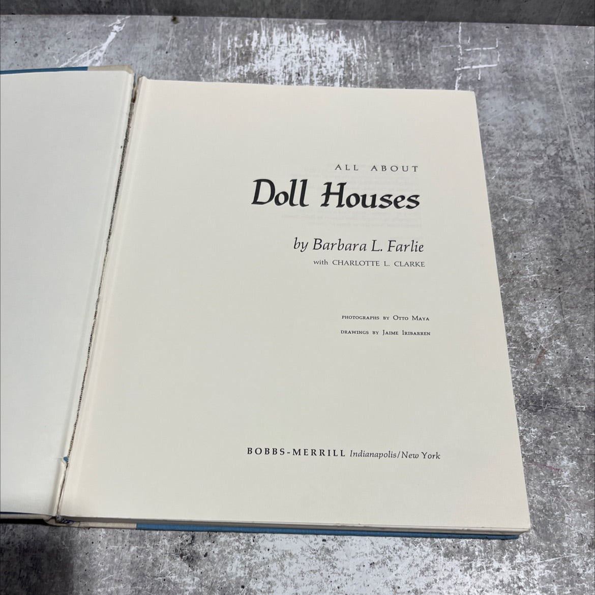 all about doll houses book, by barbara l. farlie, 1975 Hardcover image 2