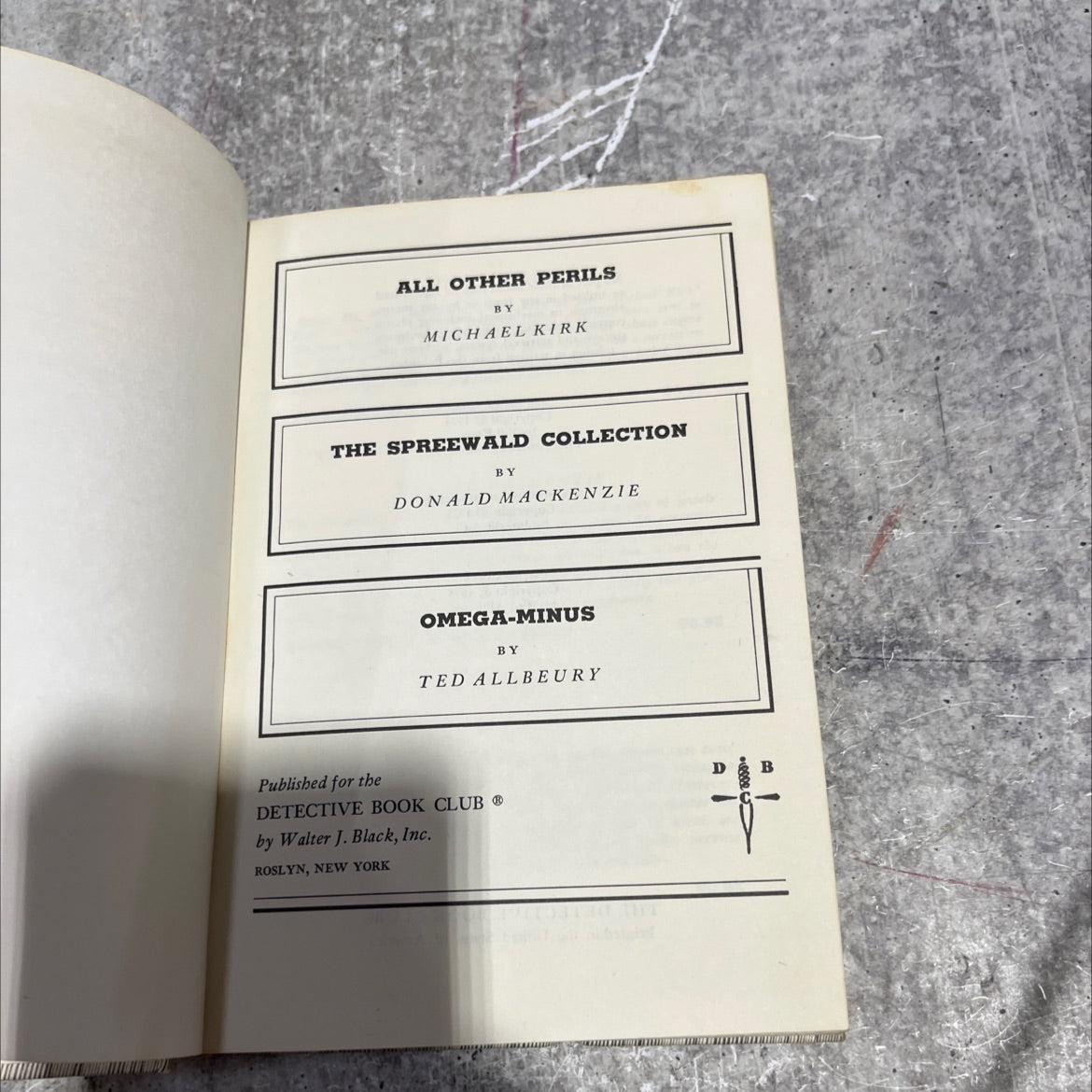 all other perils book, by Michael Kirk, 1975 Hardcover image 2