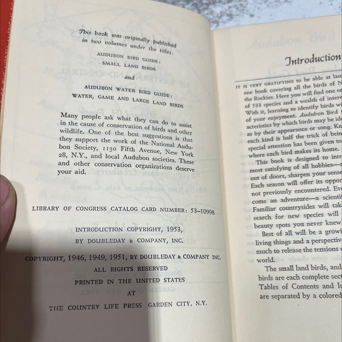 all the birds of eastern and central north america book, by richard h. pough, 1953 Hardcover image 3