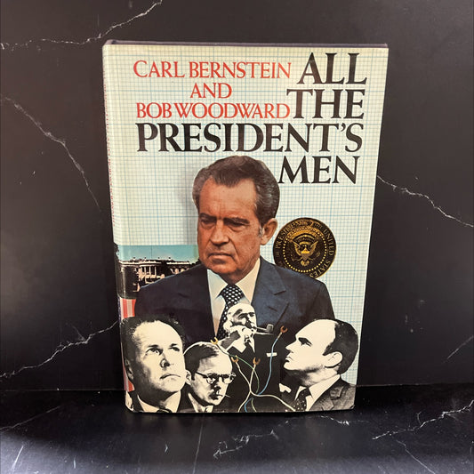all the president's men book, by Carl Bernstein, Bob Woodward, 1974 Hardcover image 1