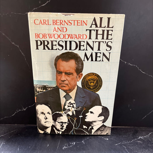 all the president's men book, by Carl Bernstein, Bob Woodward, 1974 Hardcover image 1