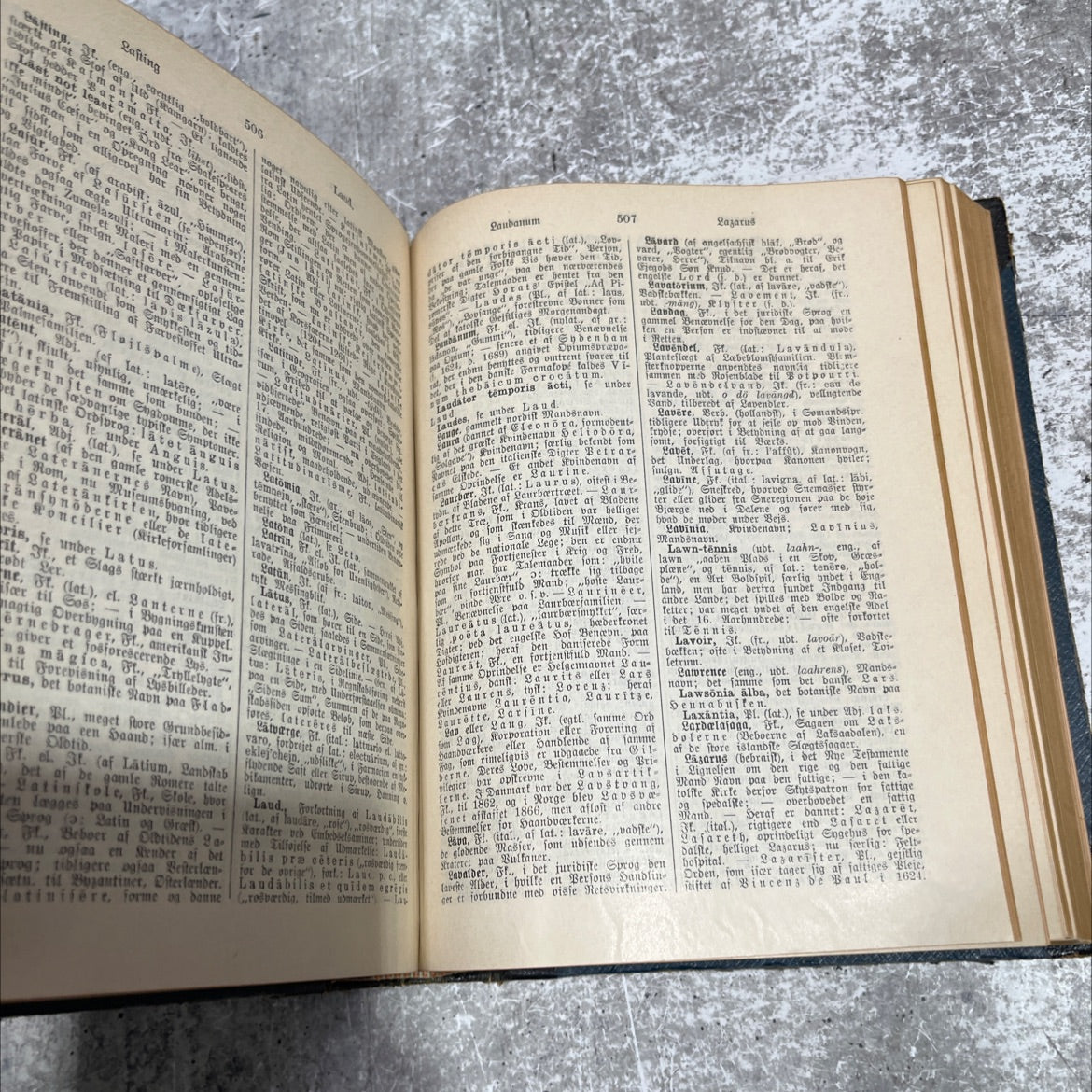 allers fremmedordbog book, by unknown, 1910 Leather image 3