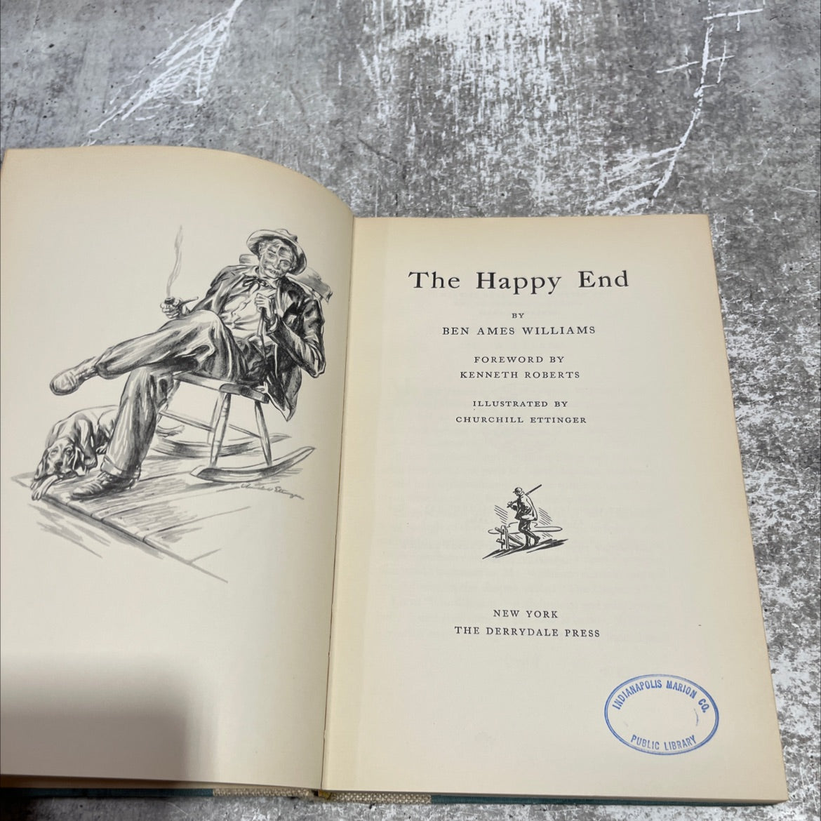 allingen the happy end book, by ben ames williams, 1939 Hardcover image 2
