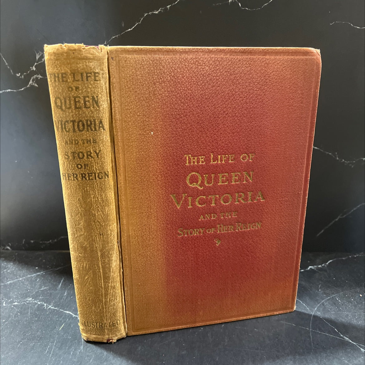 allowed to brighter world and led the way victoria and the prince consort book, by charles morris, 1901 Hardcover image 1