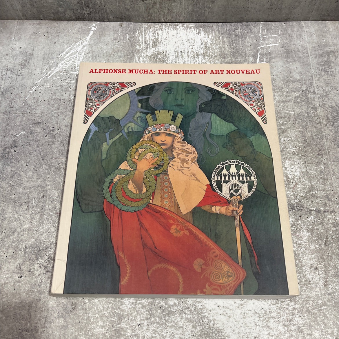 alphonse mucha: the spirit of art nouveau book, by victor arras, jana brabcord-orlikorá, anna deořák, 1998 Hardcover image 1