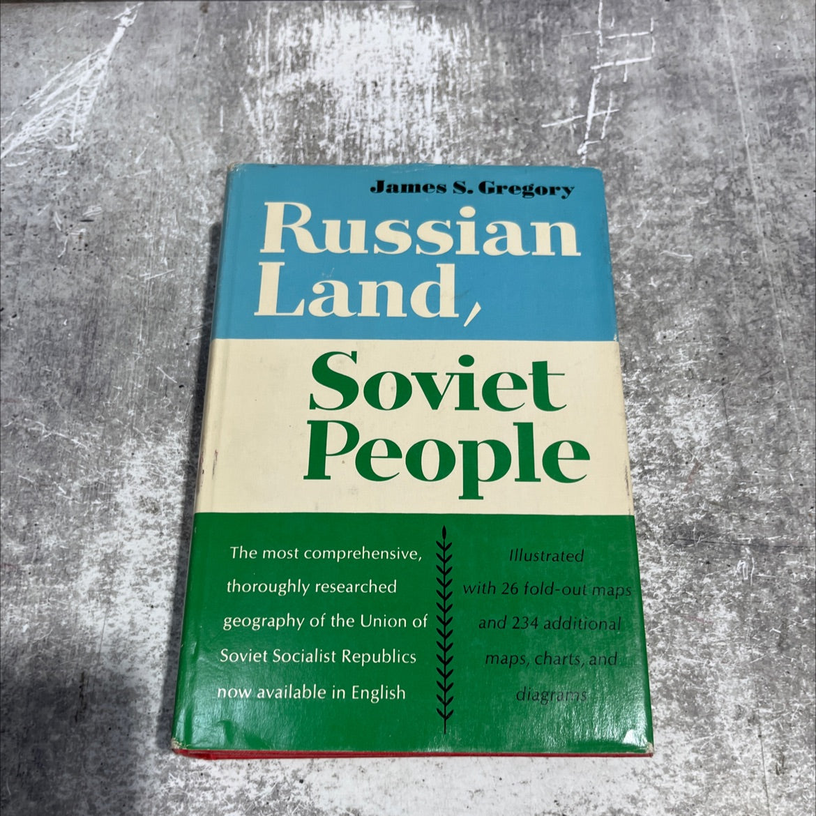 amaz russian land soviet people a geographical approach to the u.s.s.r. book, by james s. gregory, 1968 Hardcover image 1