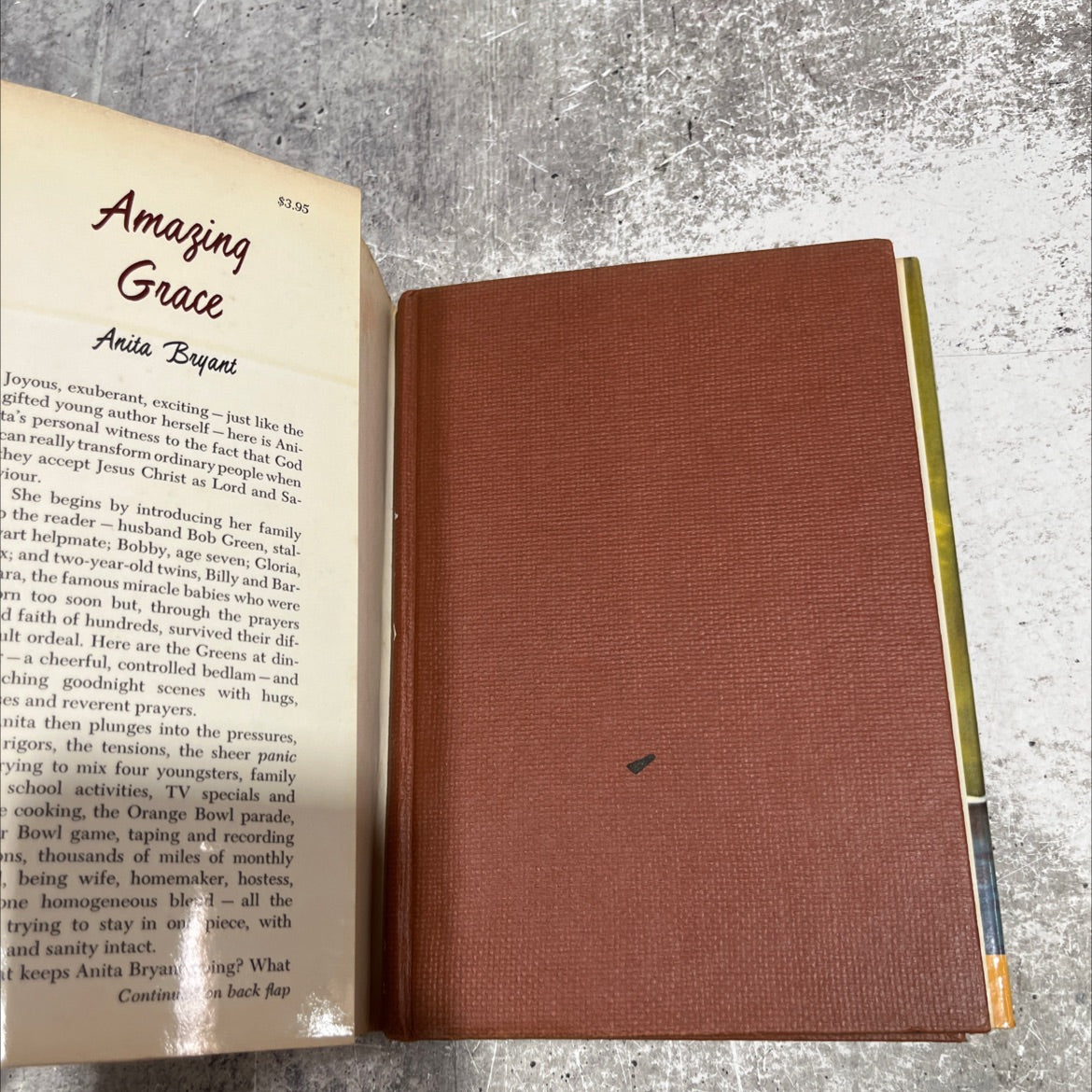 amazing grace book, by emily god, 1971 Hardcover image 4