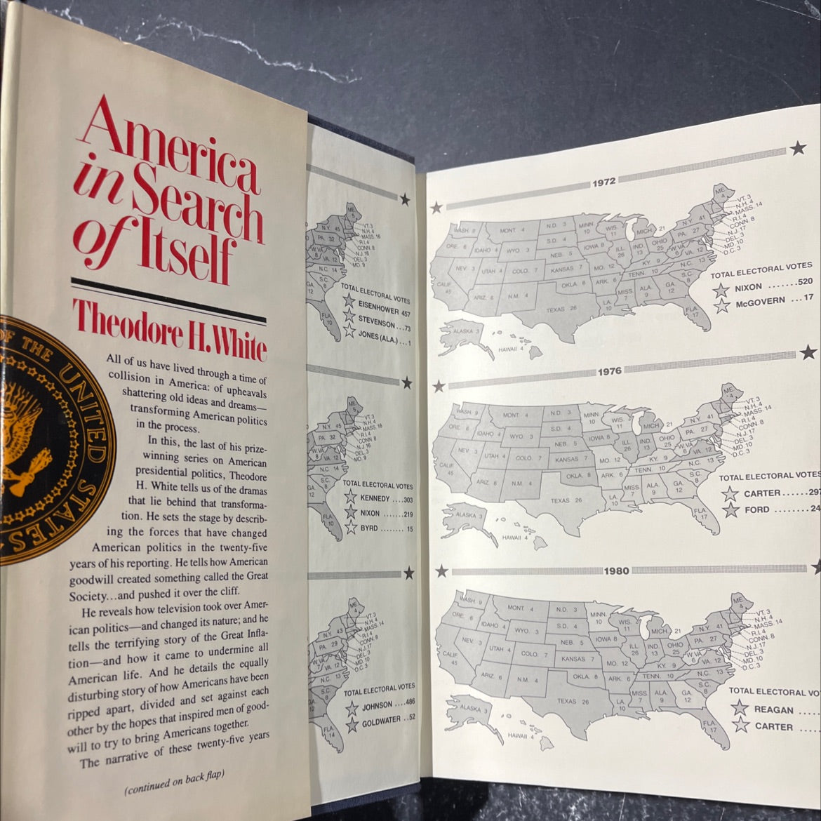 america in search of itself: the making of the president, 1956-1980 book, by theodore h. white, 1982 Hardcover image 4