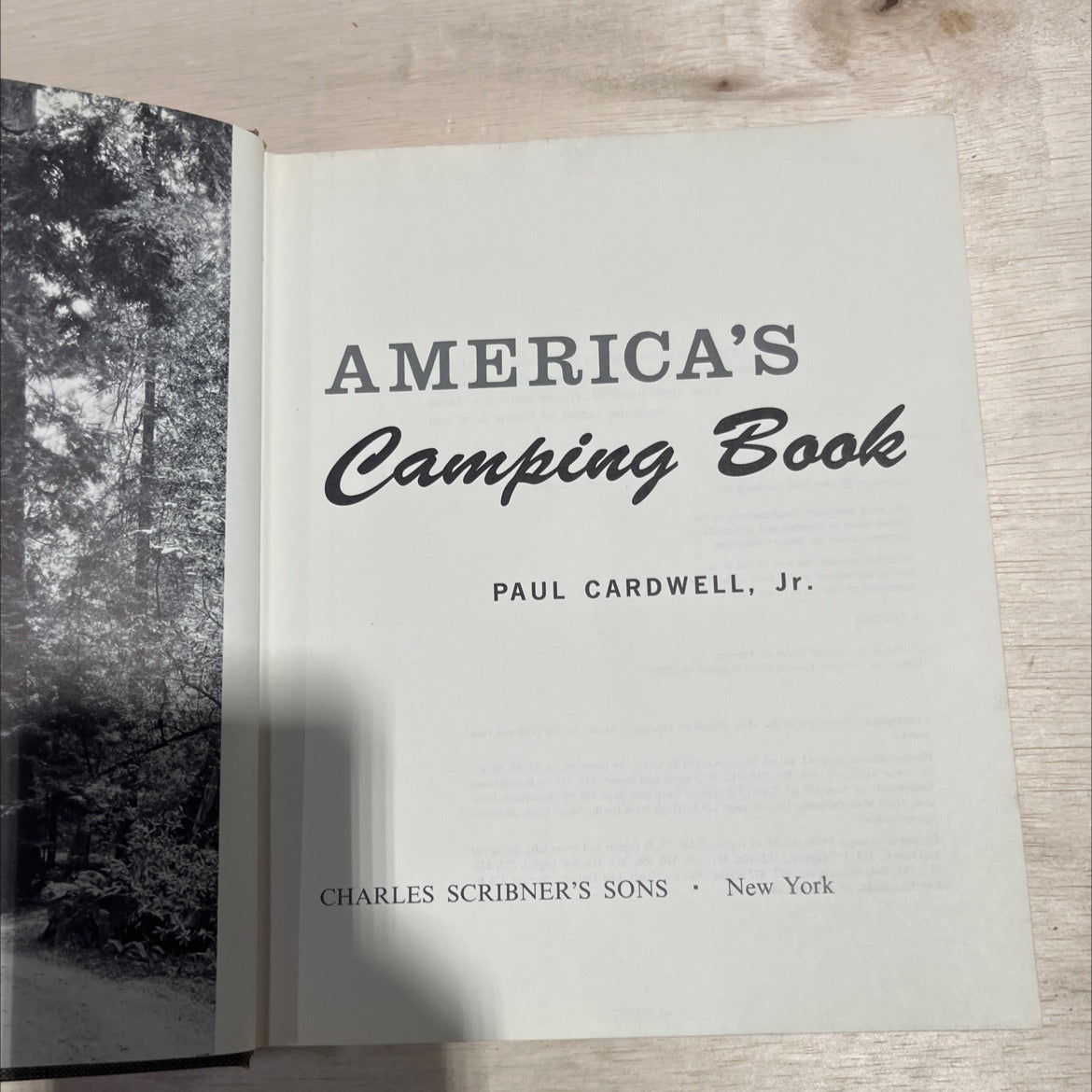 america's camping book book, by paul cardwell, jr., 1969 Hardcover image 2