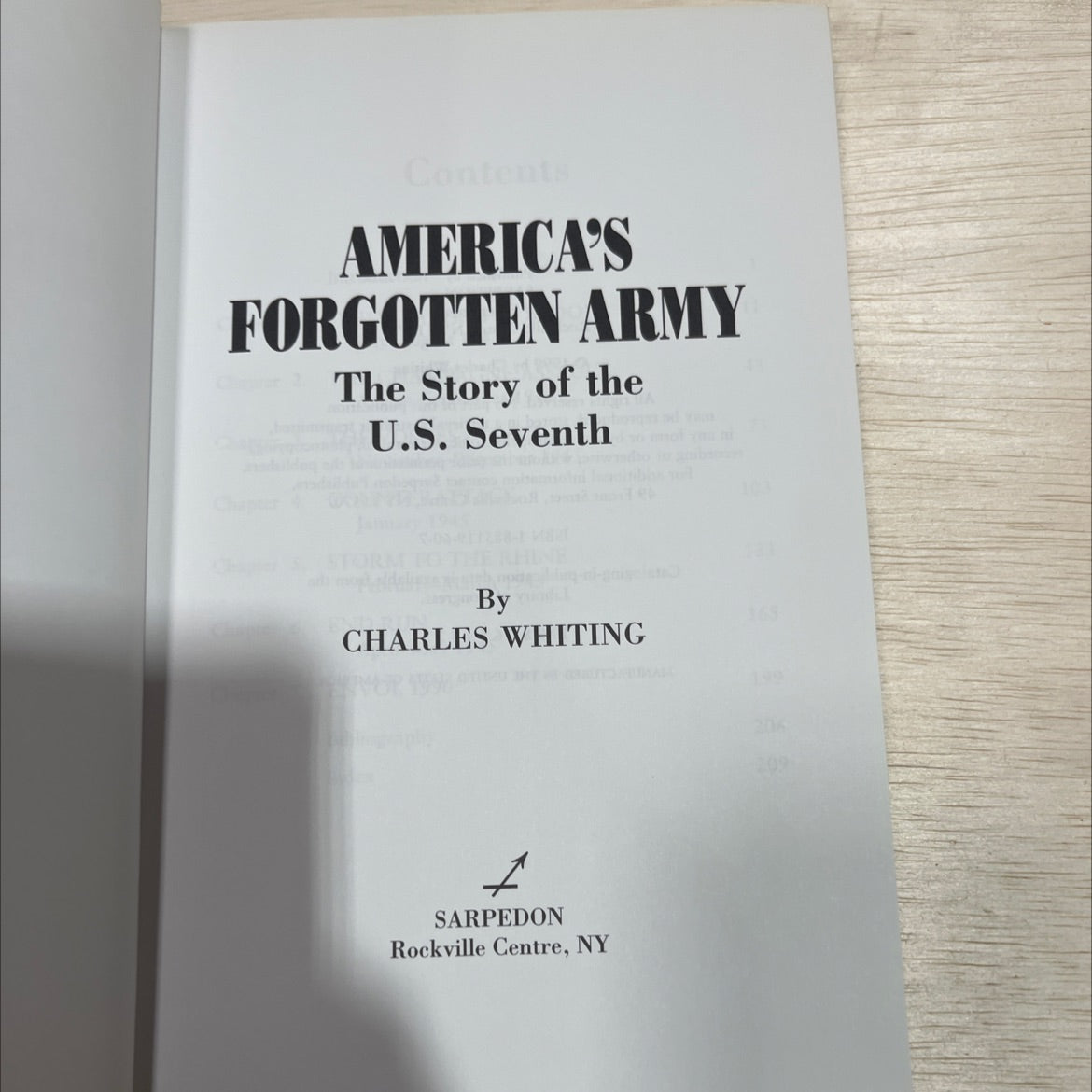 america's forgotten army the story of the u.s. seventh bydd book, by charles whiting, 1999 Hardcover image 2