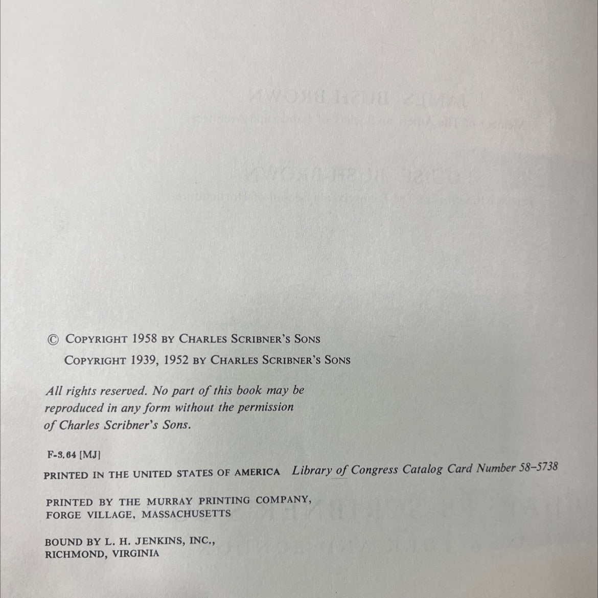 america's garden book book, by james bush-brown, louise bush-brown, 1958 Hardcover image 3