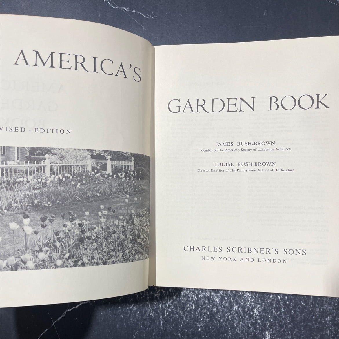 america's garden book book, by james bush-brown, louise bush-brown, 1958 Hardcover image 2