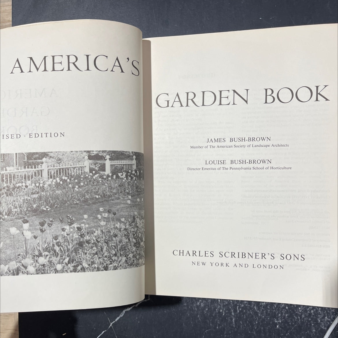 america's garden book book, by james bush-brown, louise bush-brown, 1967 Hardcover image 2
