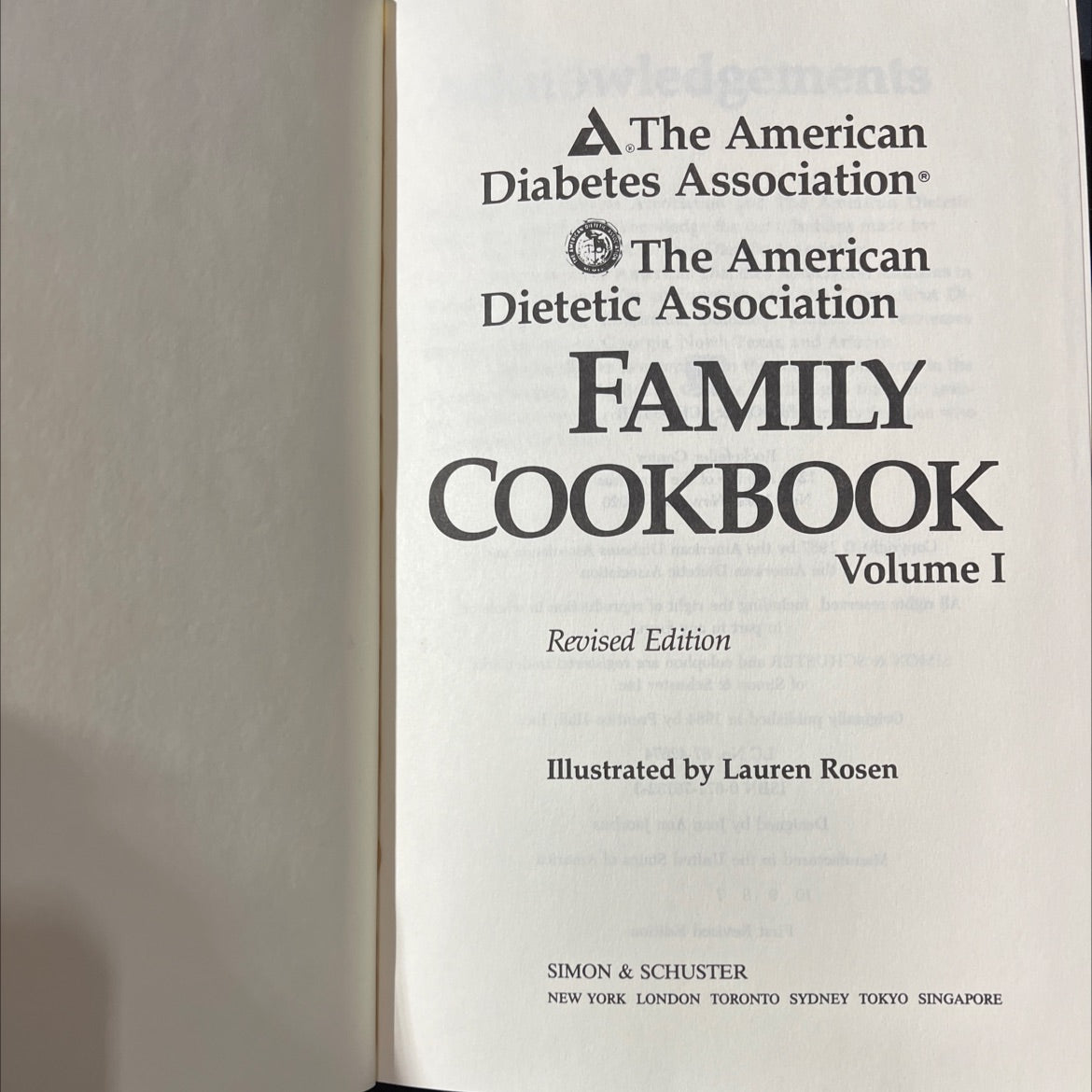 american diabetes association family cookbook revised edition volume i book, by american diabetes association, american image 2