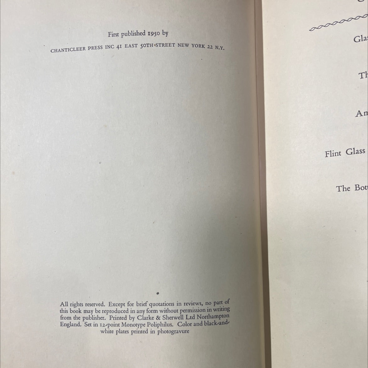 american glass and glassmaking book, by lura woodside watkins, 1950 Hardcover image 3
