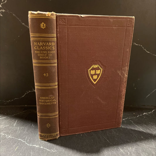 american historical documents 1000-1904 book, by charles e. eliot, 1910 Hardcover image 1