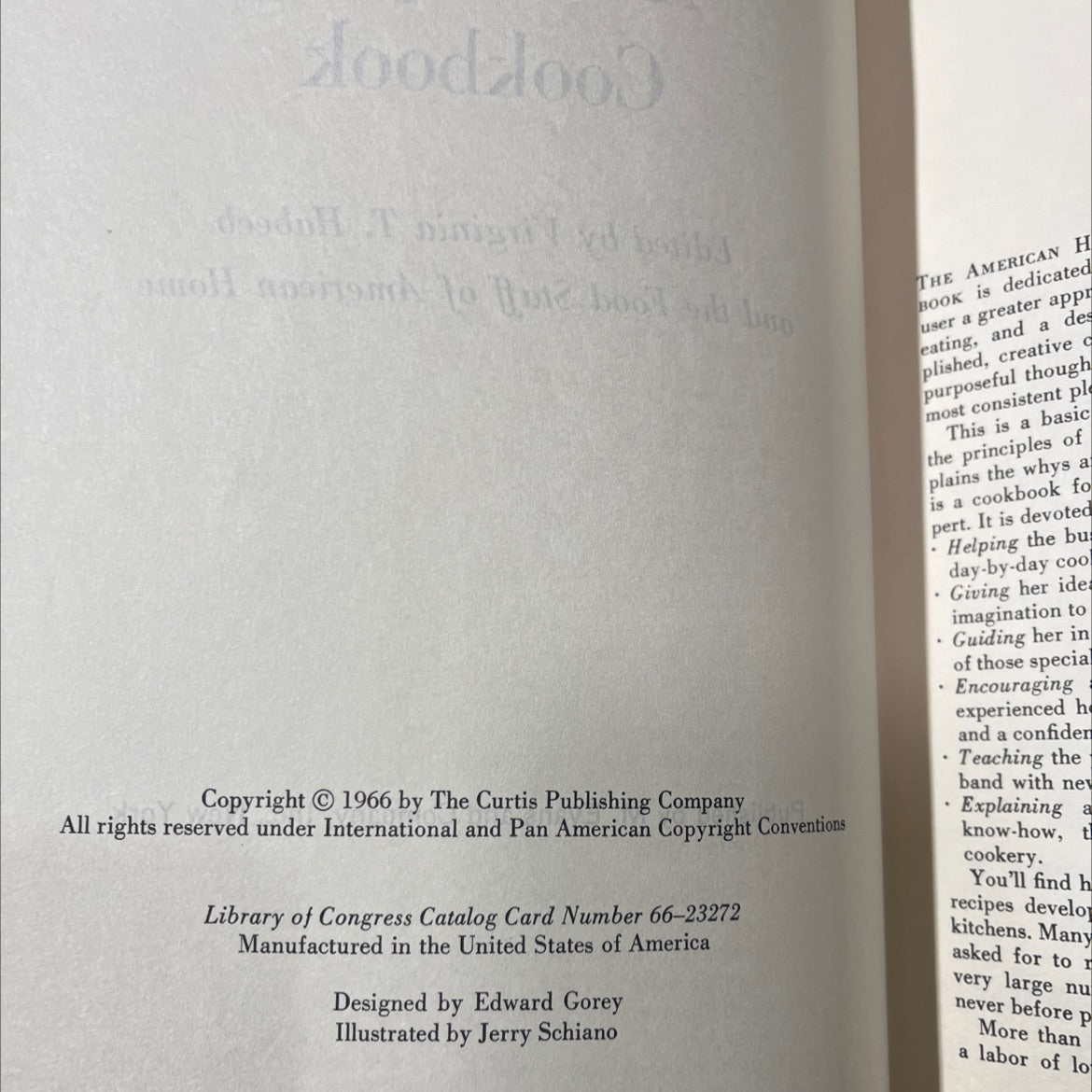 american home all-purpose cookbook book, by Virginia T. Habeeb, 1966 Hardcover image 3