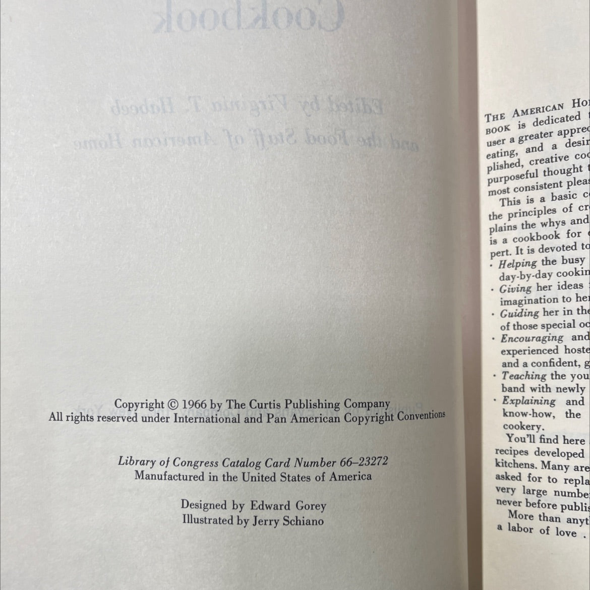 american home all-purpose cookbook book, by virginia t. habeeb, 1966 Hardcover image 3