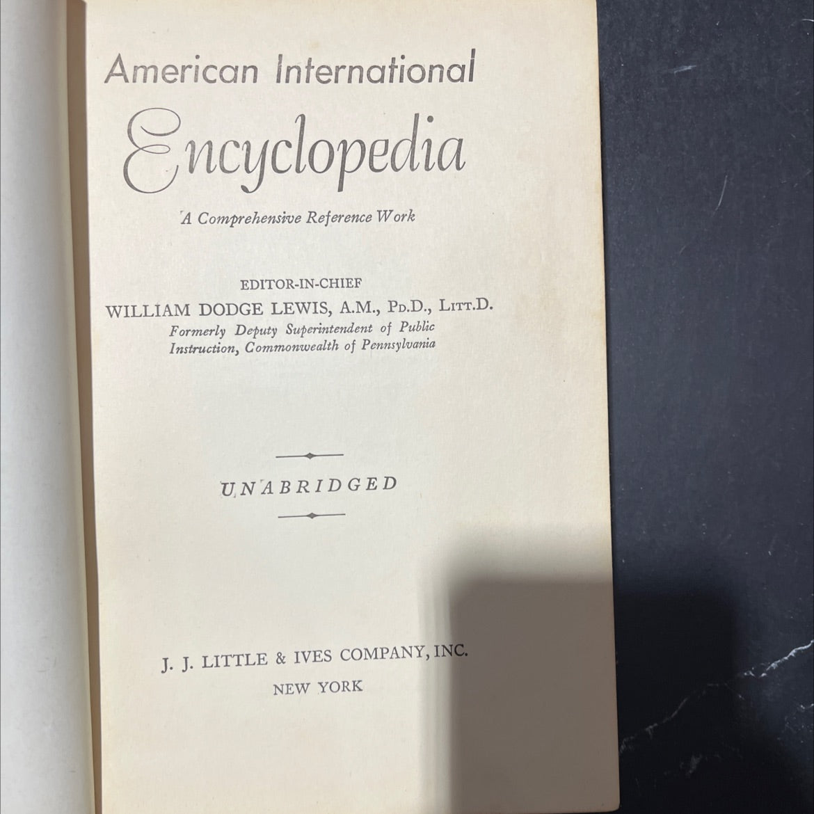 american international encyclopedia a comprehensive reference work book, by william dodge lewis, 1954 Hardcover image 2