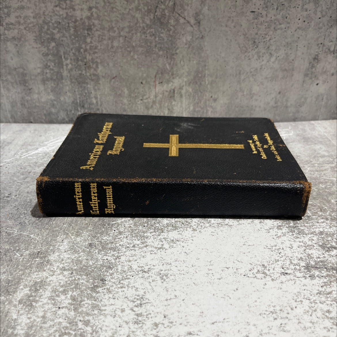 american lutheran hymnal music edition book, by intersynodical committee, 1930 Leather image 4