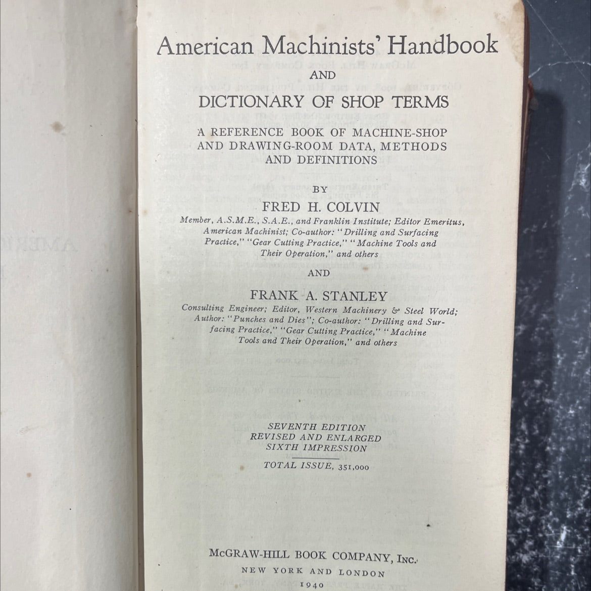 american machinists' handbook and dictionary of shop terms a reference book of machine-shop and drawing-room data, image 2