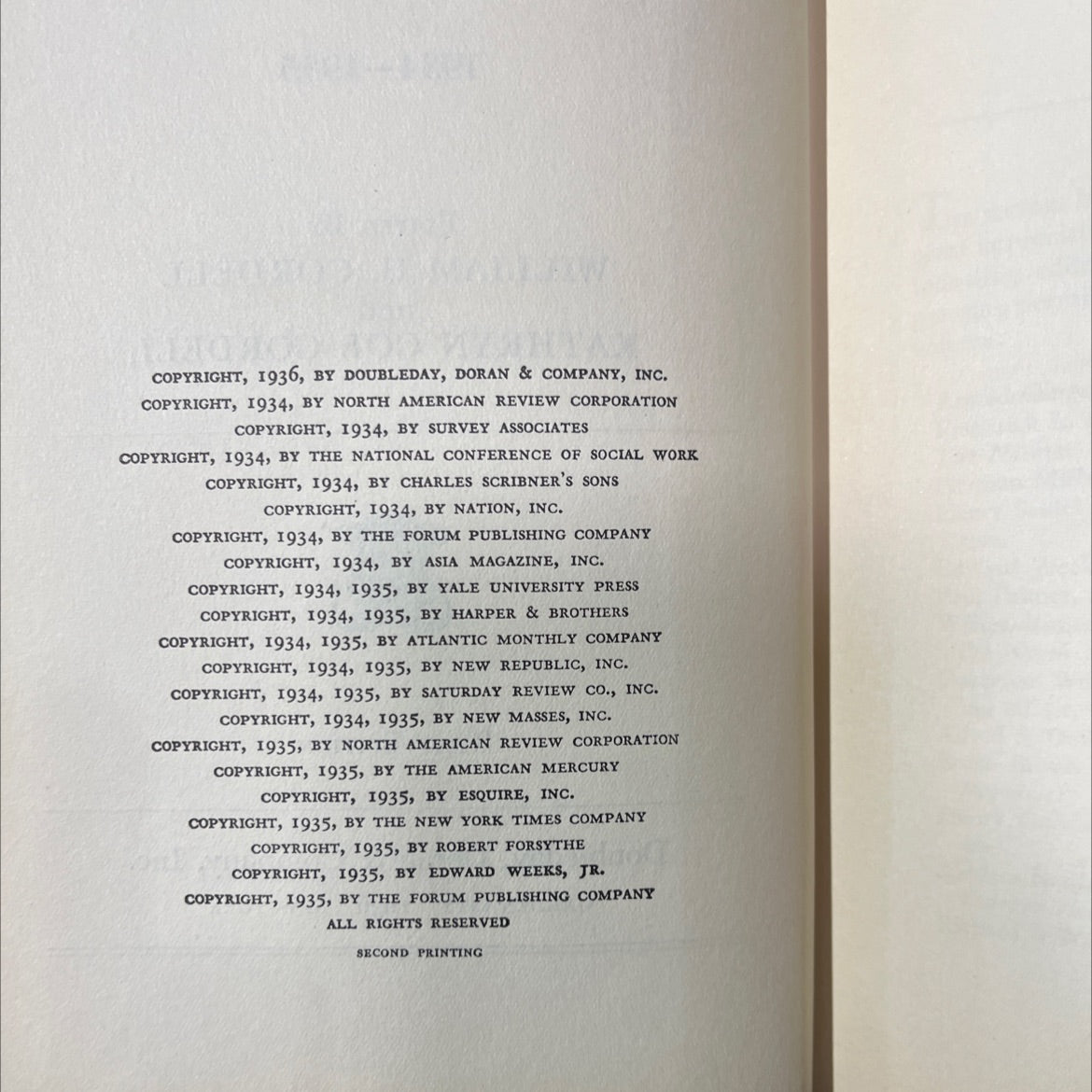 american points of view book, by william h. cordell, kathryn coe cordell, 1936 Hardcover image 3