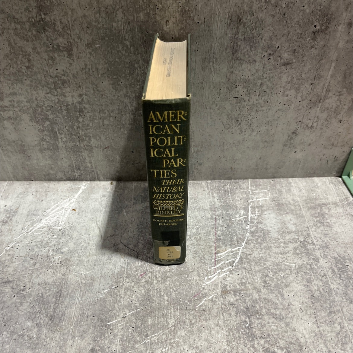 american political parties their natural history book, by wilfred e. binkley, 1971 Hardcover image 4
