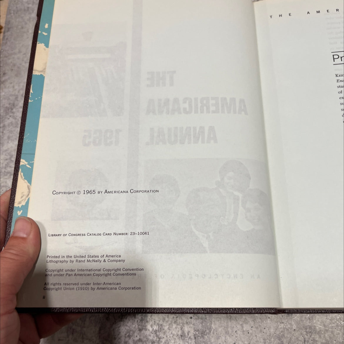 americana 1965 annual book, by unknown, 1965 Hardcover image 4