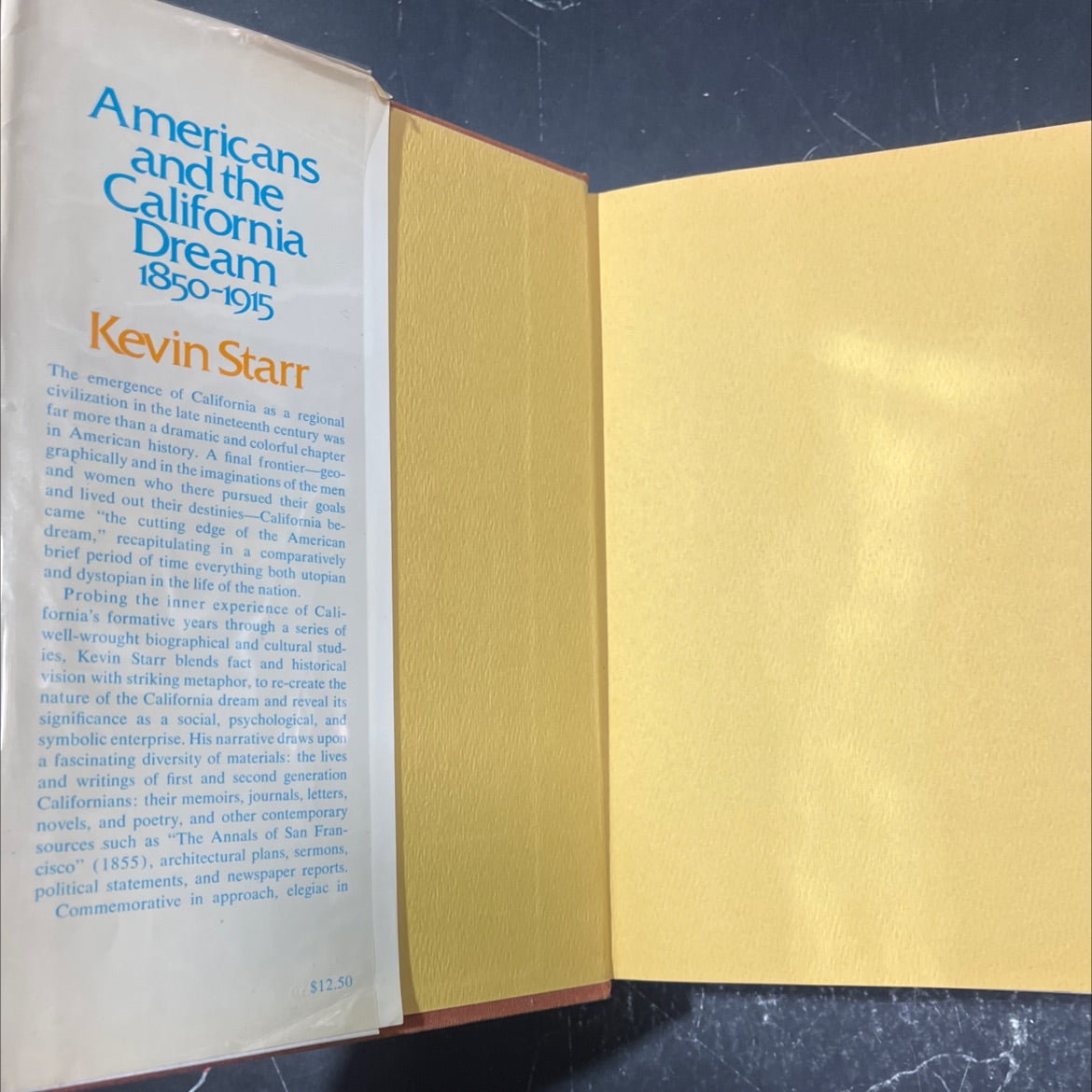 americans and the california dream 1850-1915 book, by kevin starr, 1973 Hardcover image 4