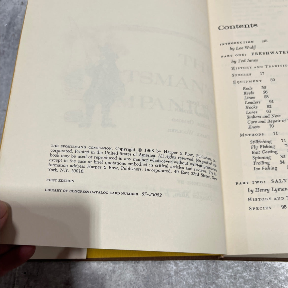 amethot the sportsman's companion book, by ted janes, henry lyman, clyde ormond, frank woolner, 1970 Hardcover image 3