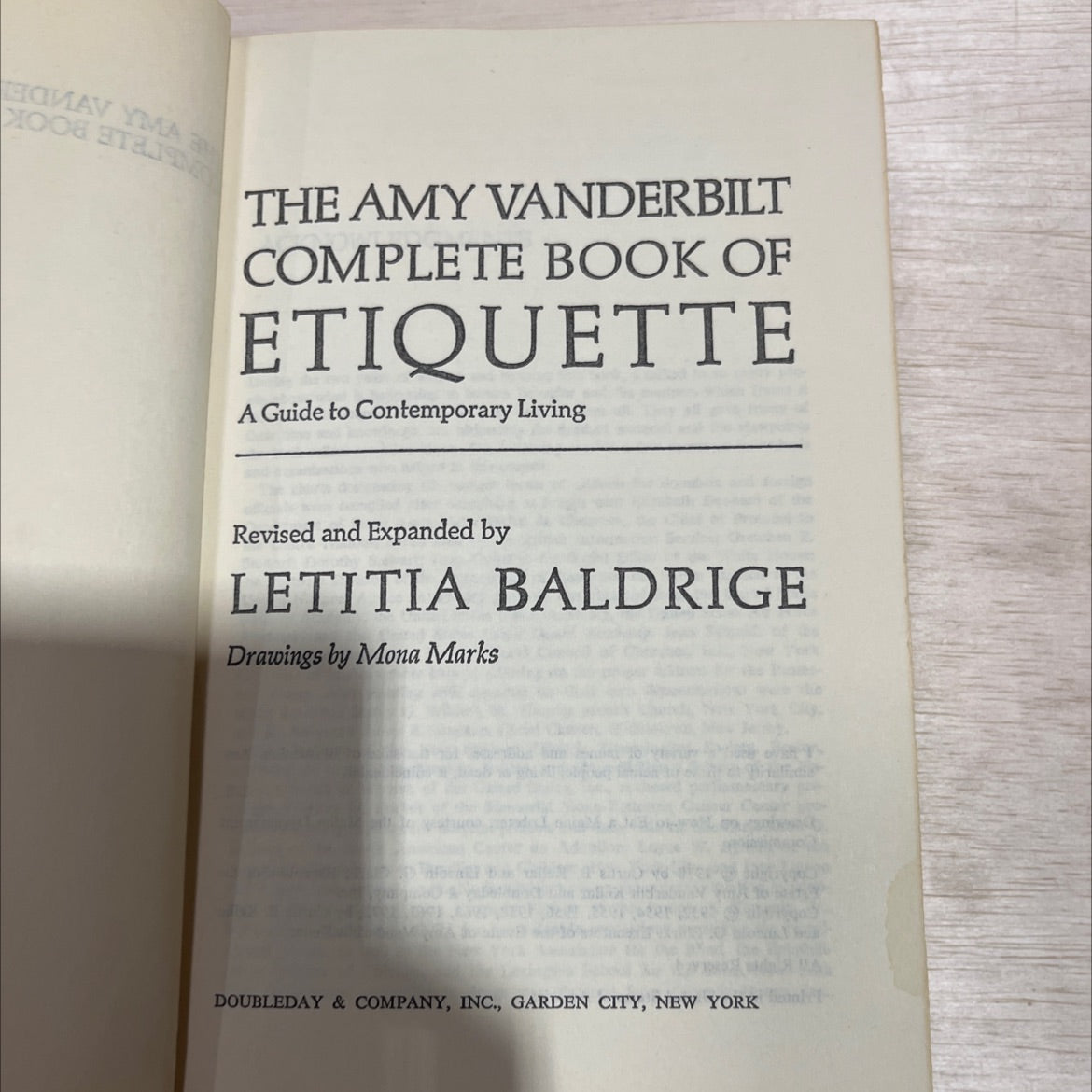 amy vanderbilt complete book of etiquette a guide to contemporary living revised and expanded book, by letitia image 2