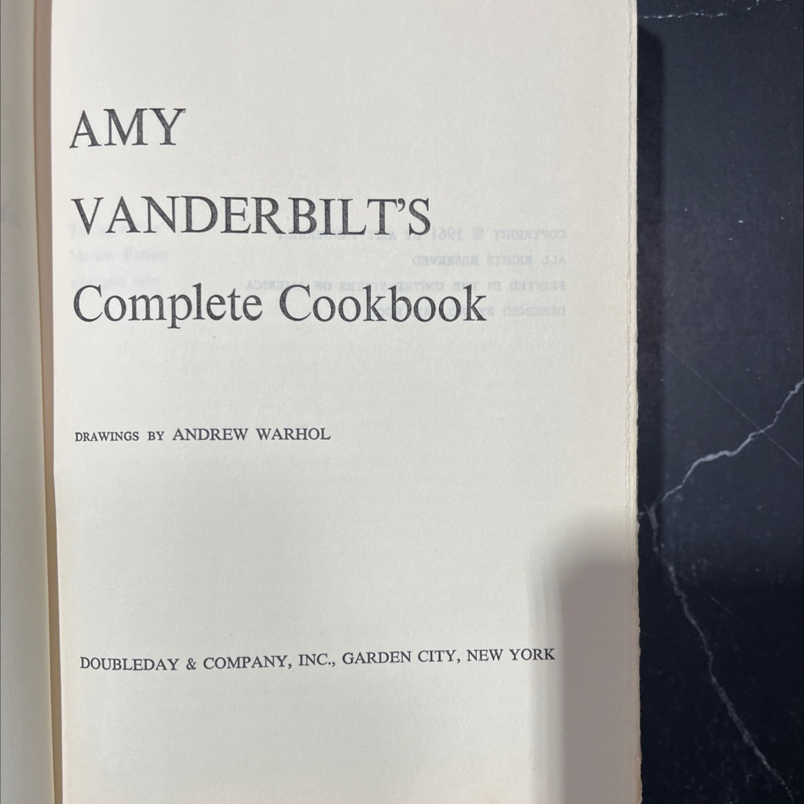 amy vanderbilt's complete cookbook book, by amy vanderbilt, 1961 Hardcover image 2