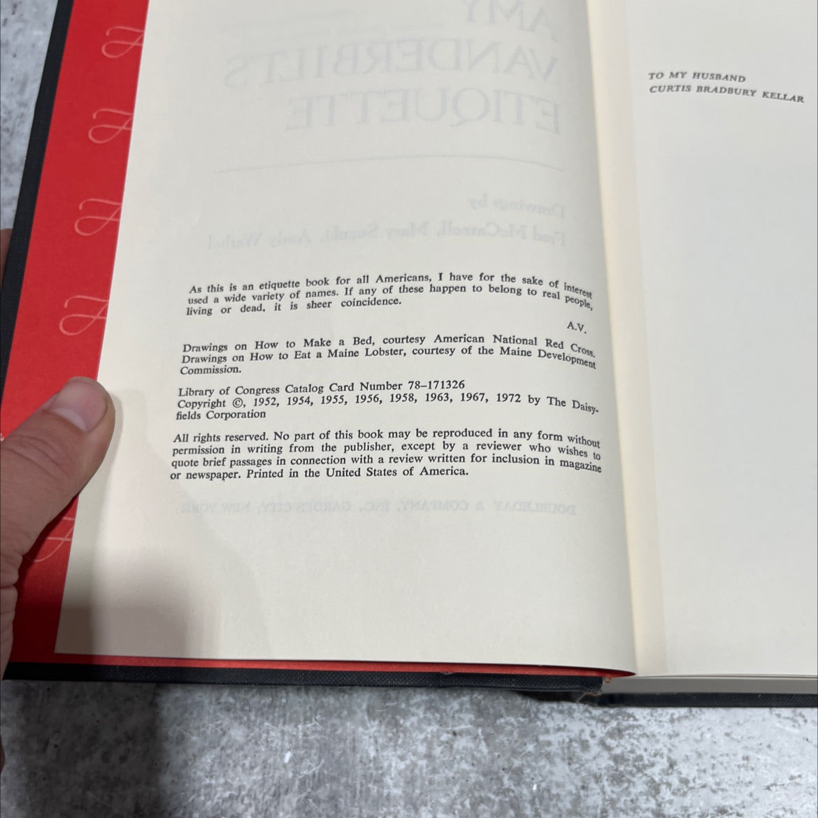 amy vanderbilt's etiquette complete cookbook book, by amy vanderbilt, 1972 Hardcover image 3