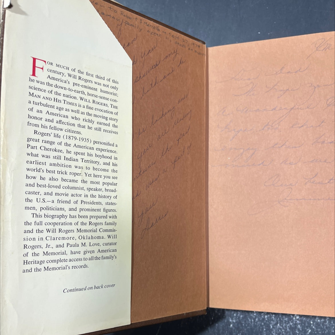 an american heritage biography will rogers his life and times book, by richard m. ketchum, 1973 Hardcover image 4