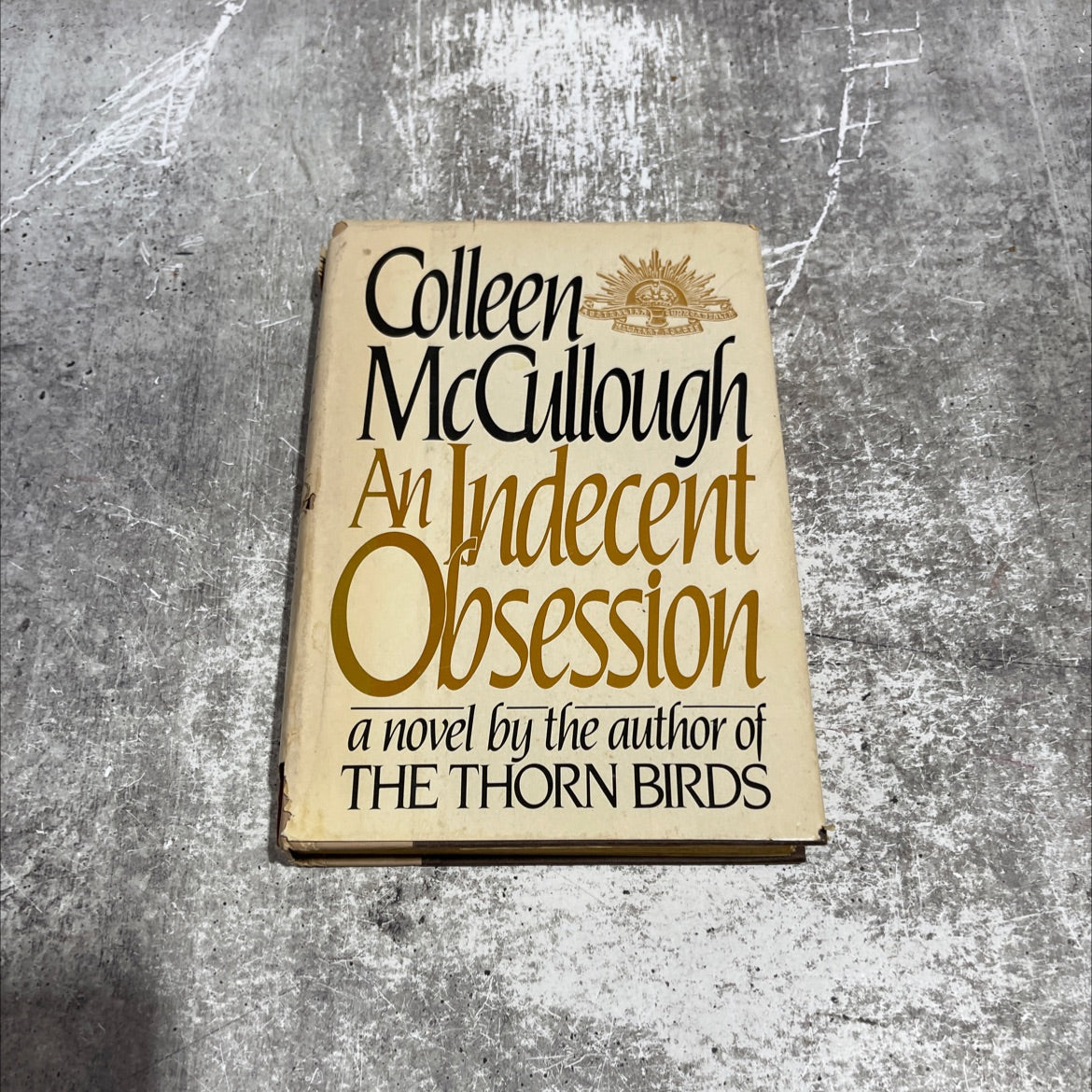an indecent obsession book, by Colleen McCullough, 1981 Hardcover image 1