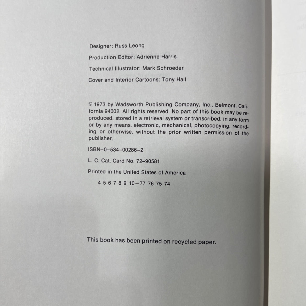 an introduction to child development book, by guy r. lefrancois, 1973 Hardcover image 3