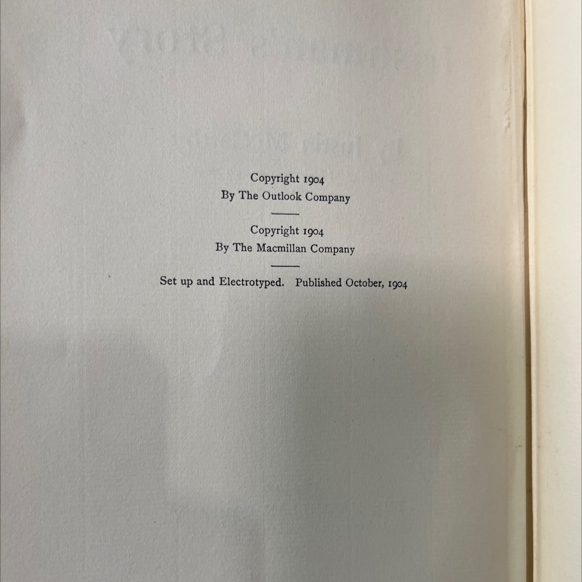 an irishman's story book, by justin mccarthy, 1904 Hardcover image 3