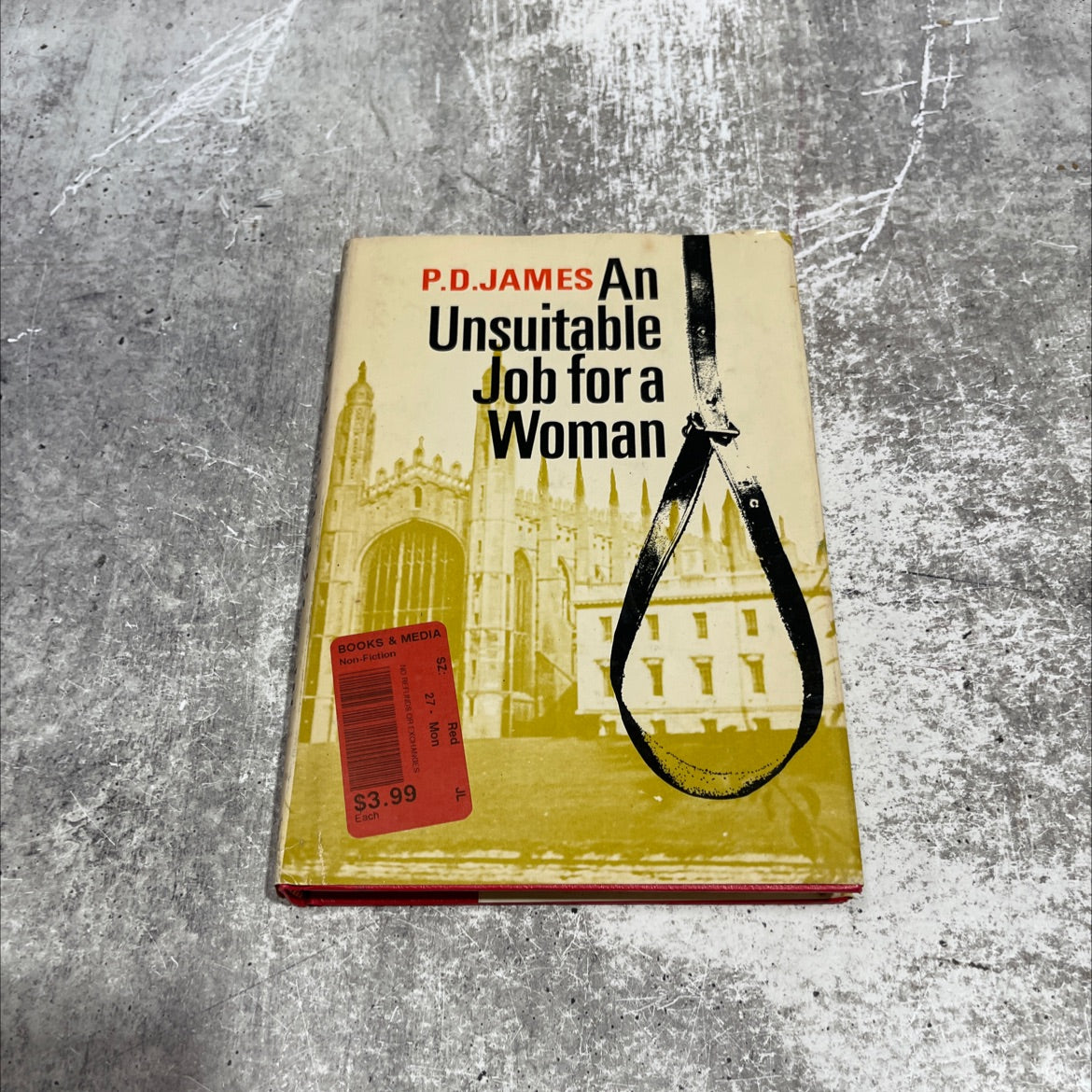 an unsuitable job for a woman book, by p. d. james, 1972 Hardcover image 1
