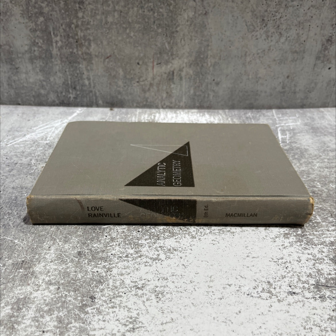 analytic geometry book, by clyde e. love, ph.d. and earl d. rainville, ph.d., 1955 Hardcover image 4