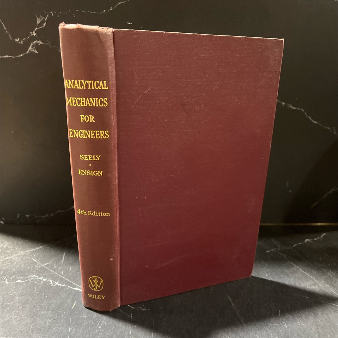 analytical mechanics for engineers book, by fred b. seely, newton e. ensign, 1952 Hardcover image 1