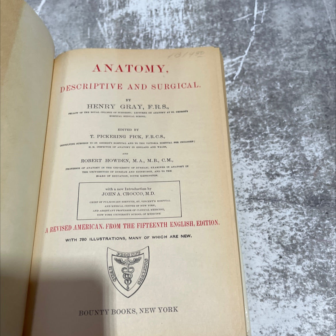 anatomy, descriptive and surgical book, by henry gray, 1977 Hardcover image 2