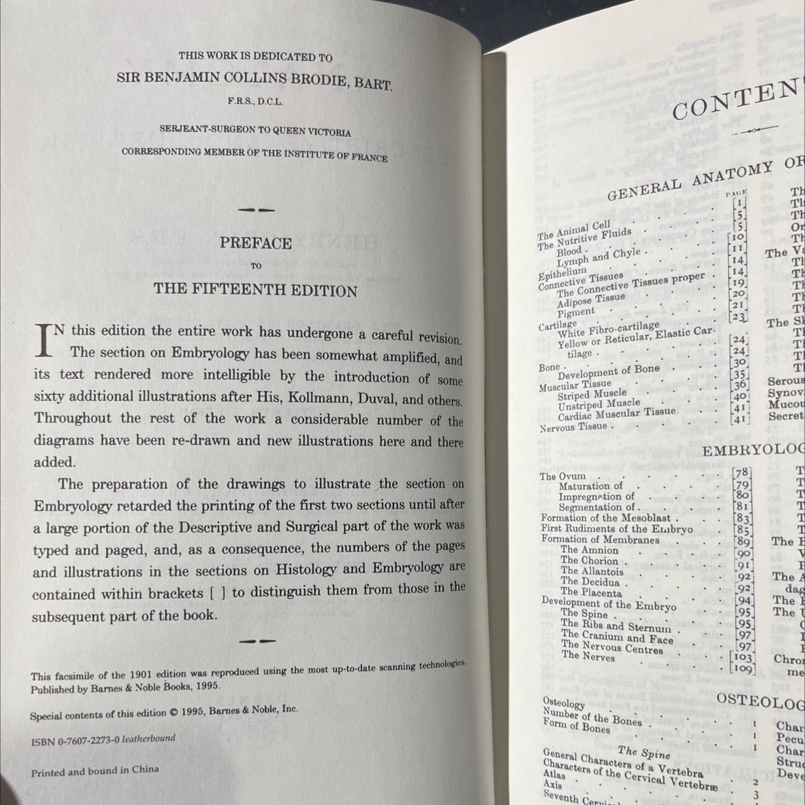 anatomy descriptive and surgical book, by henry gray, 1995 Leather image 3