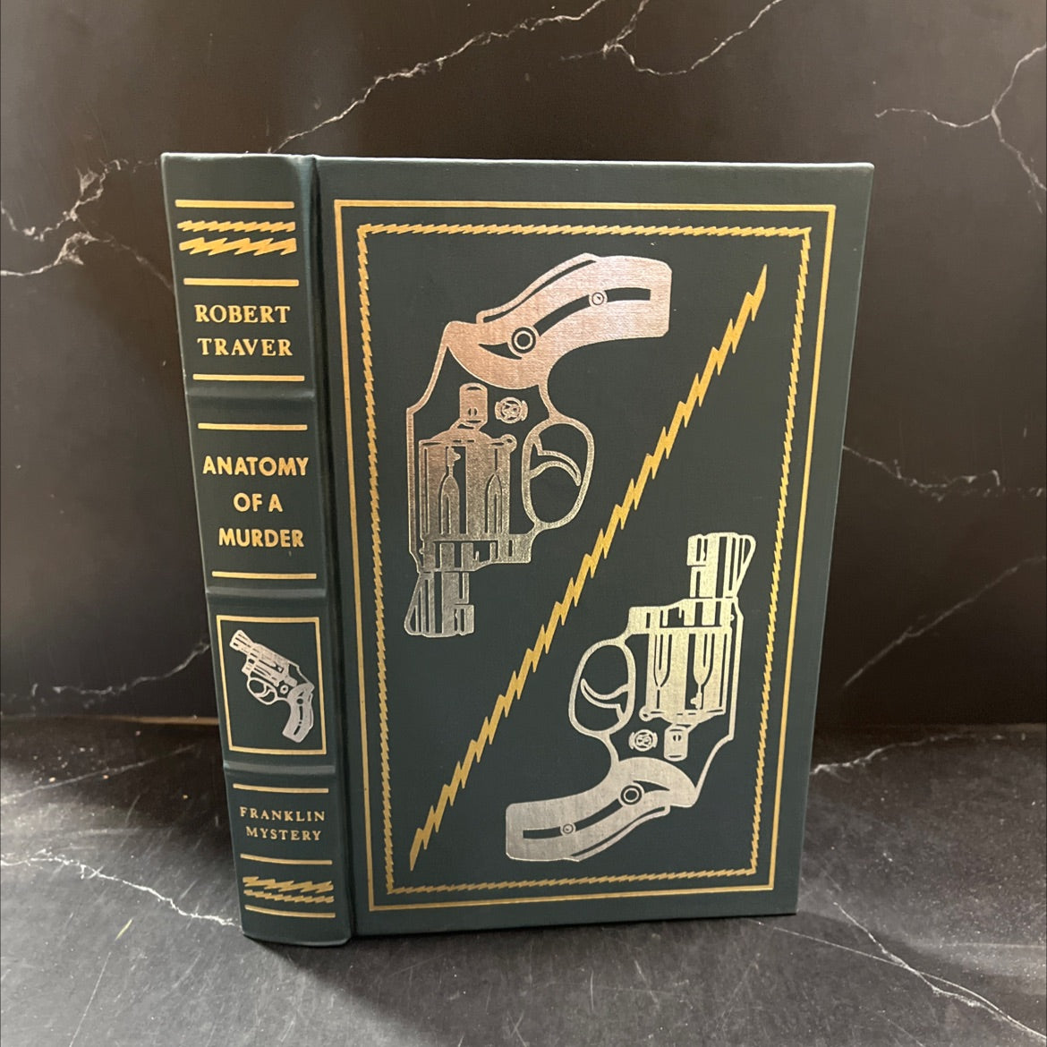 anatomy of a murder book, by robert traver, 1988 Leather image 1