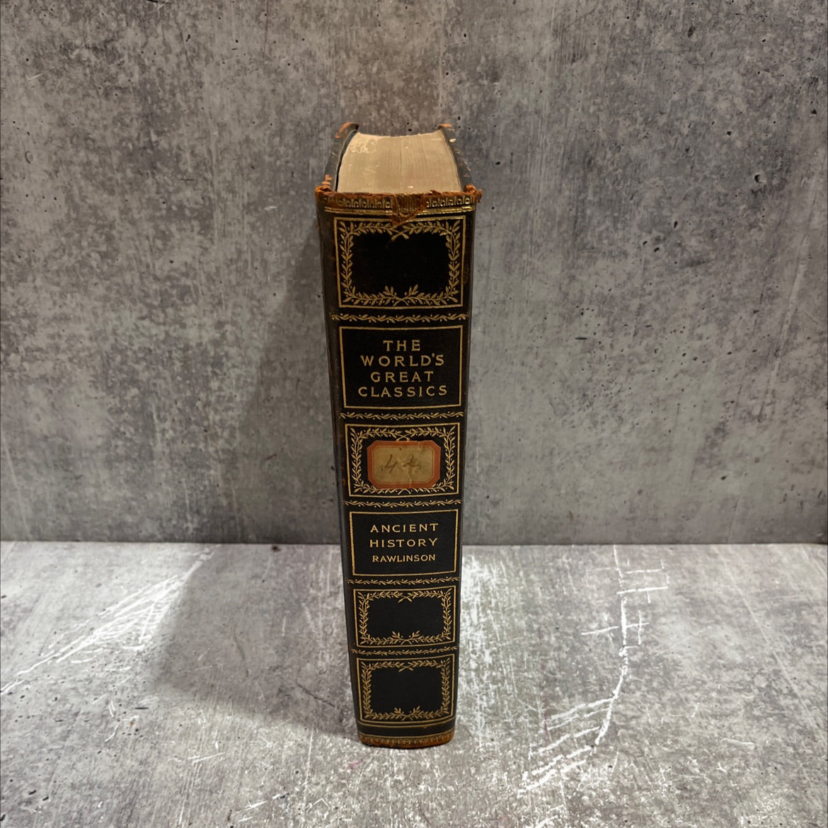 ancient history from the earliest times to the fall of the western empire book, by george rawlinson, 1900 Leather image 4