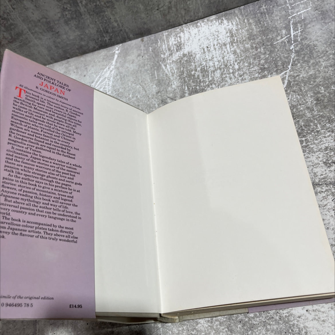 ancient tales and folklore of japan book, by richard gordon smith, 1986 Hardcover image 4