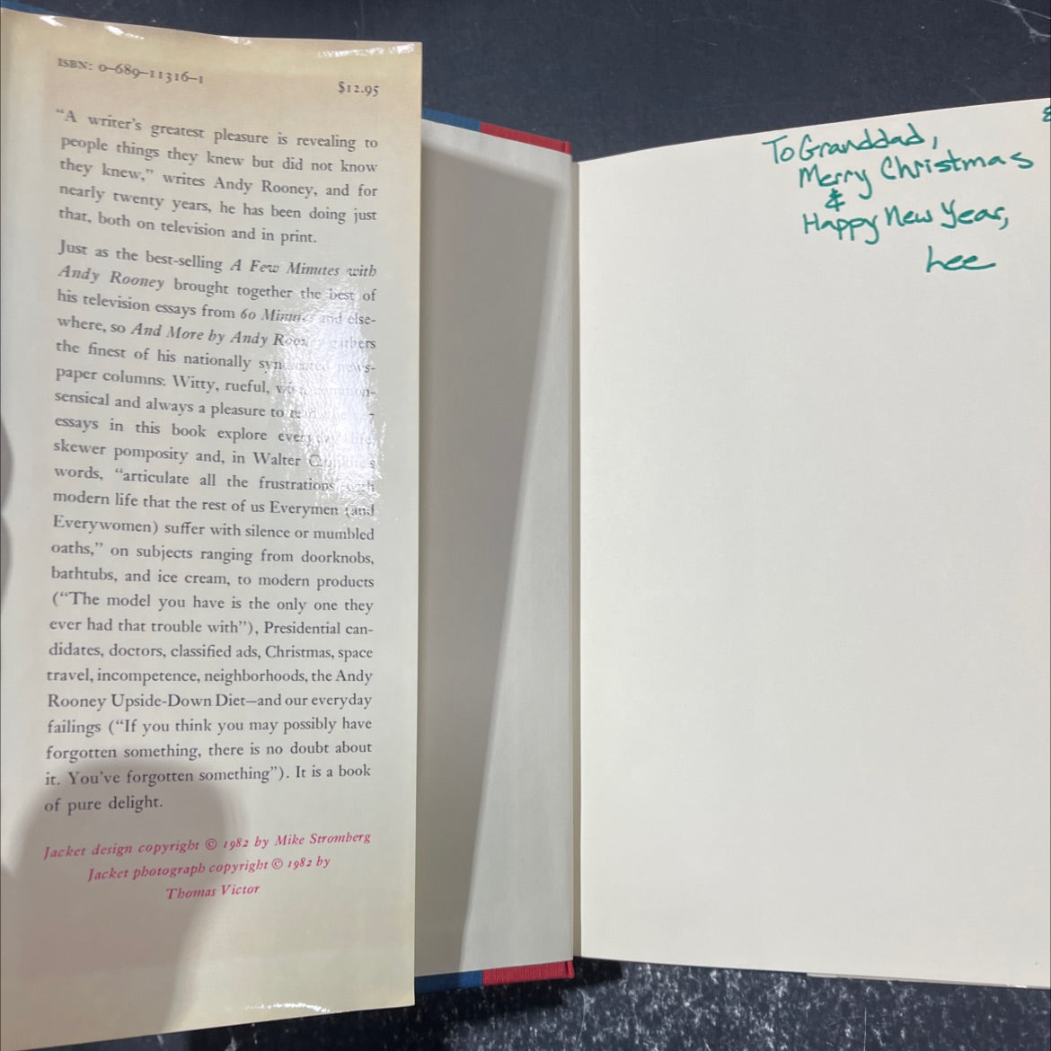 and more by andy rooney book, by andrew a. rooney, 1982 Hardcover image 4